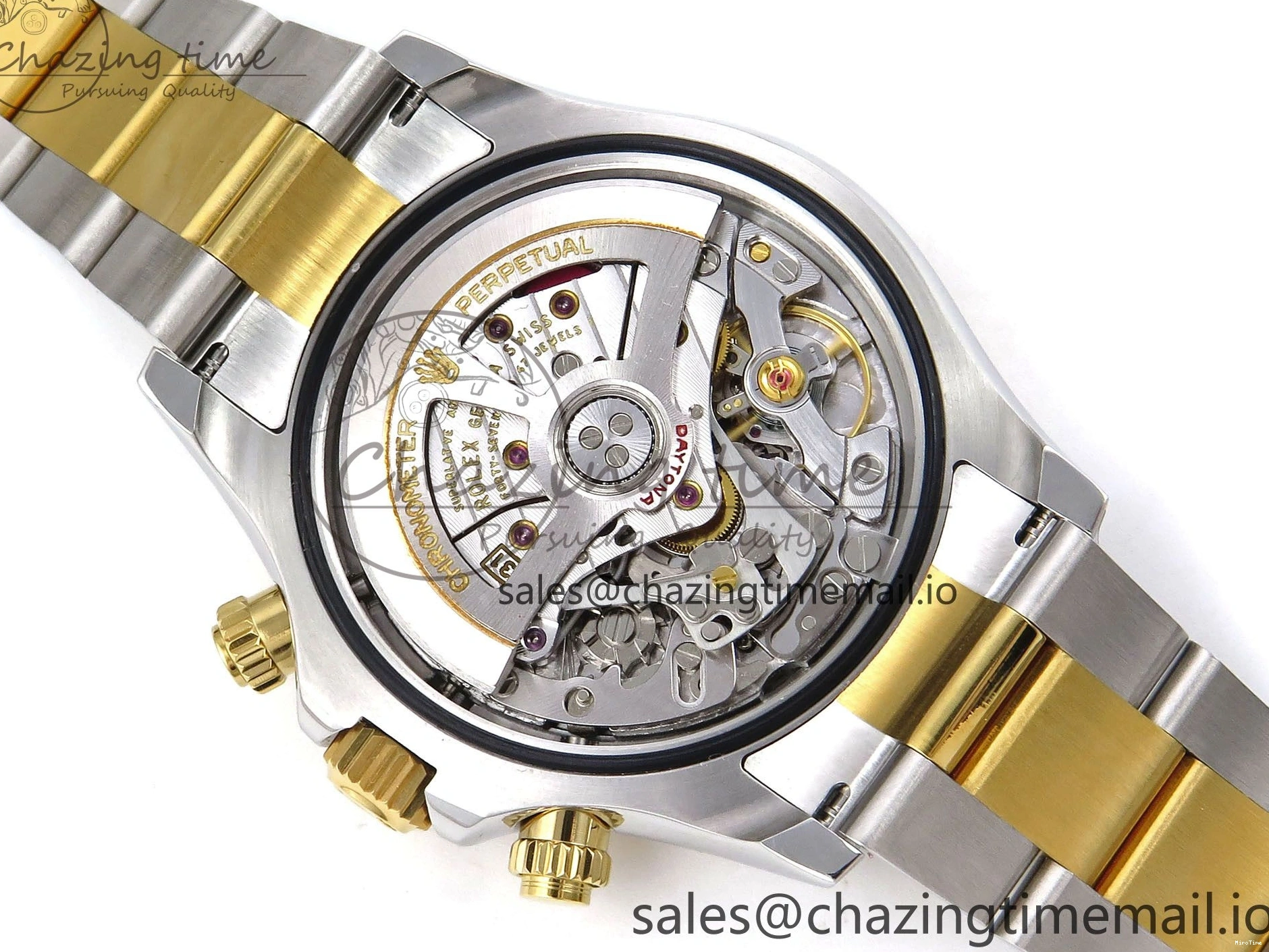 MiroTime 0126 Daytona 126503 QF 1:1 Best Edition Black Dial on SS YG Braclet SH4131 V TechFriendly 1273